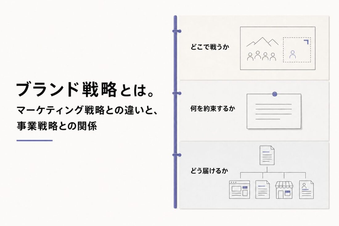 ブランド戦略とは。マーケティング戦略との違いと、事業戦略との関係