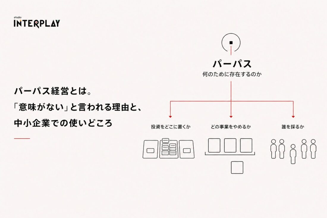 パーパス経営とは。「意味がない」と言われる理由と、中小企業での使いどころ